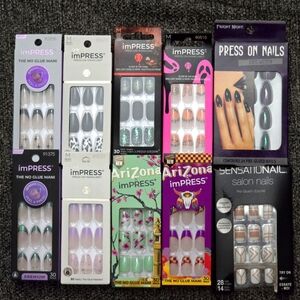 8 sets of NEW Kiss Impress Nails